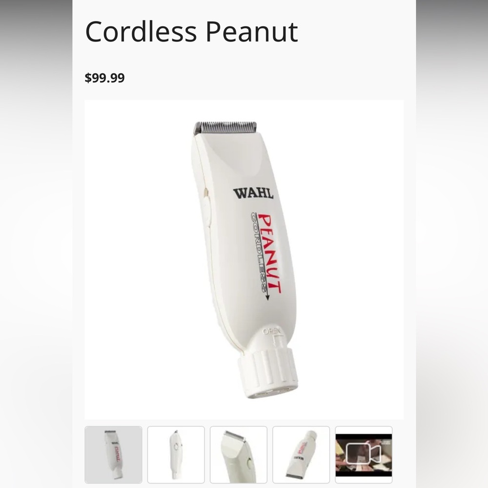 Wahl Cordless Peanut Trimmer